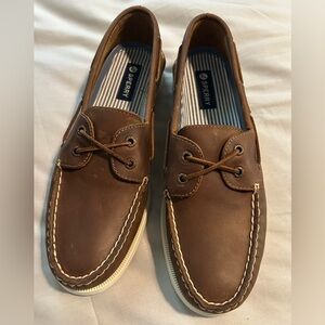 Sperry Men's Tan Leather Boat Shoes